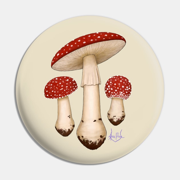 Amanita Muscaria Pin by BastetLand