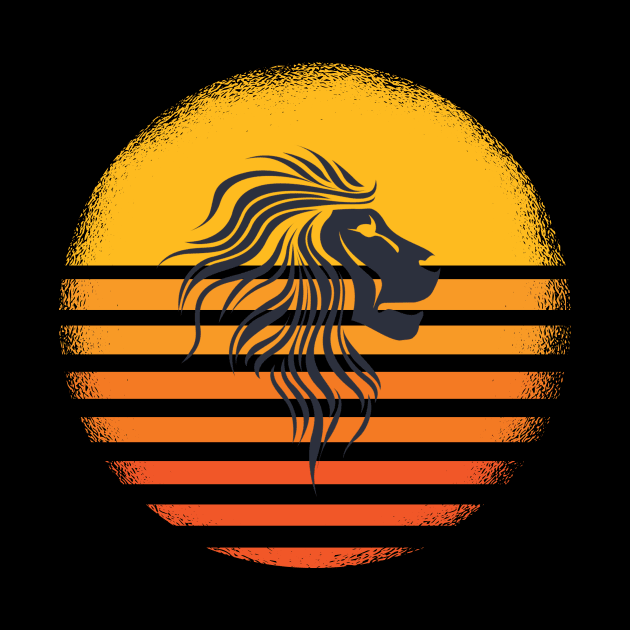 Lion Africa Vintage by Imutobi