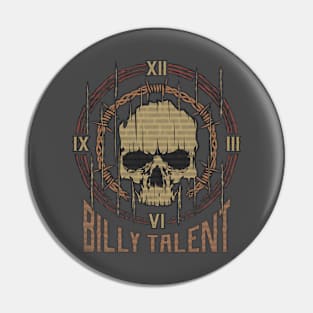 Billy Talent Vintage Skull Pin