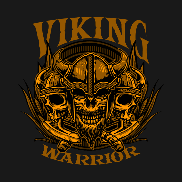 Viking Skull by GoshaDron