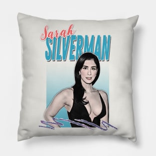 Sarah Silverman / Retro Styled Design Pillow