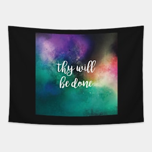 Thy will be done Tapestry