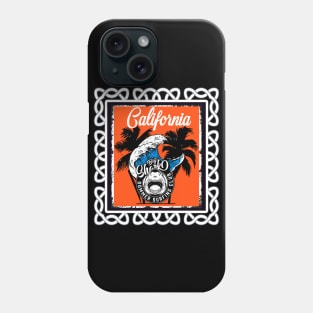 Surfing Beach California Phone Case