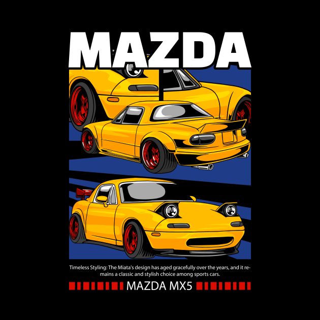 Yellow Miata by Harrisaputra