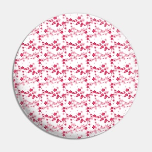 Cherry Blossom Pattern Pin