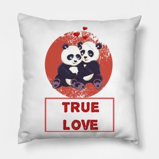 True love panda Pillow