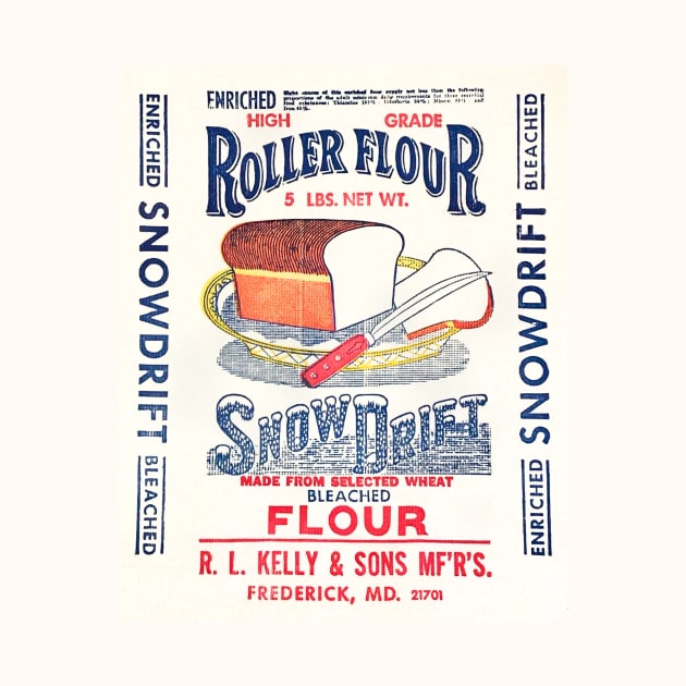 Snow Drift Flour by WAITE-SMITH VINTAGE ART