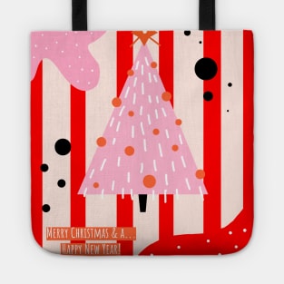 Special fun and playful Christmas greeting card Tote