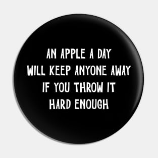 An apple a day Pin