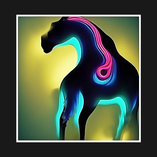 magic horse abstract by ElArrogante