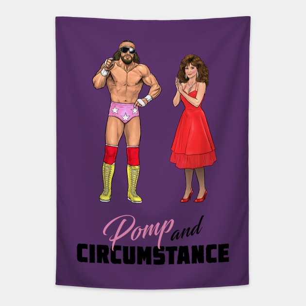 Pomp and Circumstance in Neon Pink - 1987 Tapestry by PreservedDragons