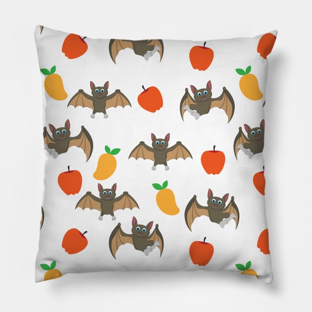 Bat Pattern Pillow by DANPUBLIC