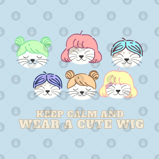 CUTE CATS WITH WIGS by HAVE SOME FUN