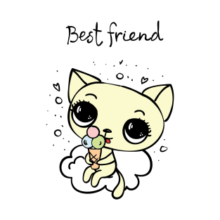 Best Friend Cat T-Shirt