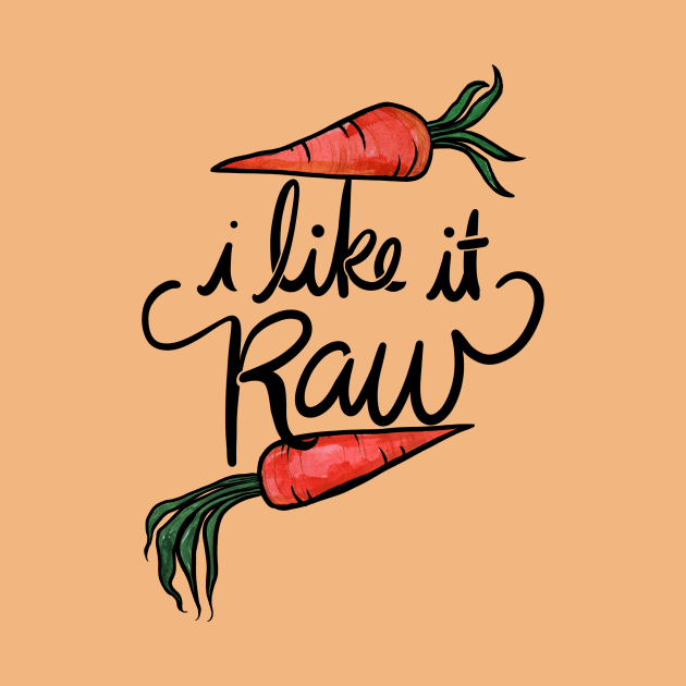 I Like It Raw Carrots by bubbsnugg