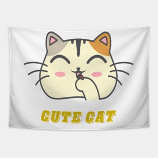 Cute cat lover Tapestry