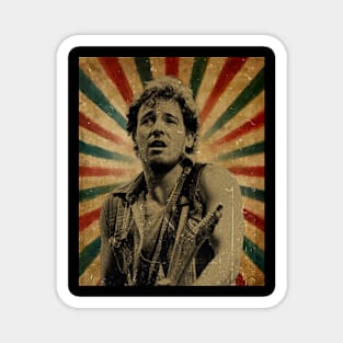 The Boss - Photo Vintage Retro Look Fan Design Magnet