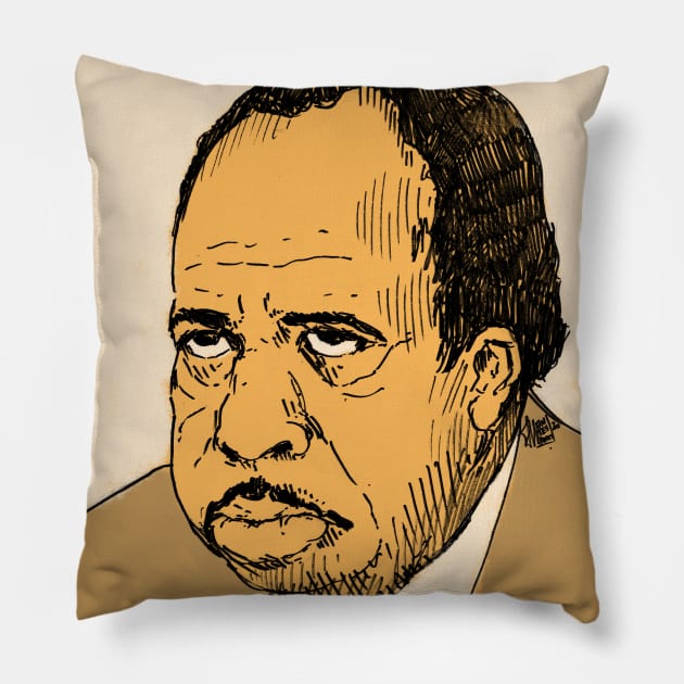 Stanley Hudson The Office Pillow by frankymonty