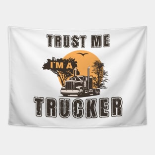 Trust me I am a trucker, Husband dad trucker  legend Tapestry