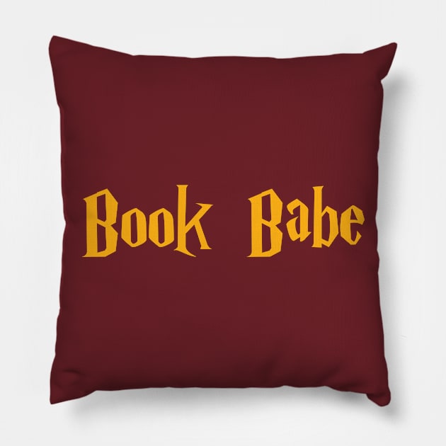 Book Babe Pillow by WMKDesign