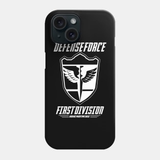 KAIJU No 8: DEFENSE FORCE FIRST DIVISION (WHITE) Phone Case