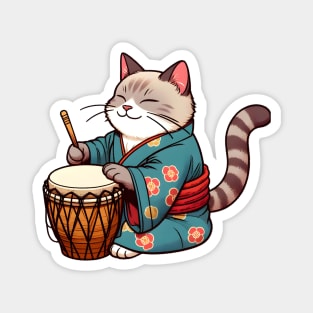 Djembe cat Magnet