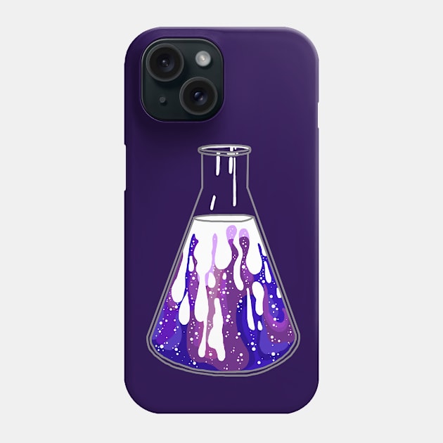 Galaxy in a test tube Phone Case by HighFives555