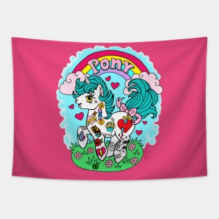 Tat Pony Tapestry