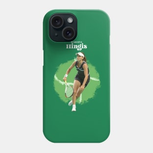 Martina Hingis cartoon Phone Case