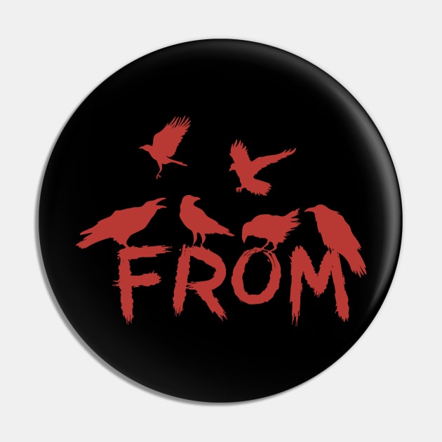 From Crows Logo Pin by Vault Emporium