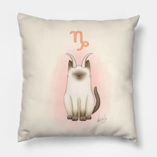 Zodiacat Capricorn Pillow