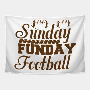 Sunday Funday Football Tapestry