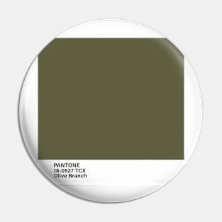 pantone 18-0527 TCX Olive Branch Pin