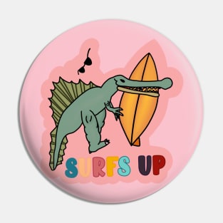 Surfs Up Dino Pin