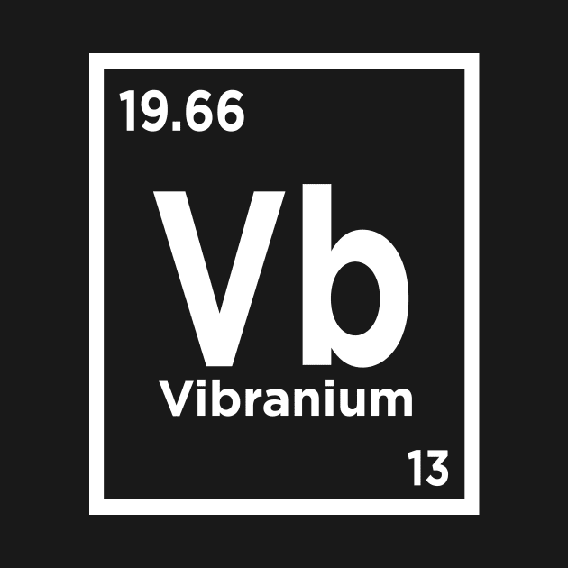 Vibranium Element On Periodic Table by illusionerguy