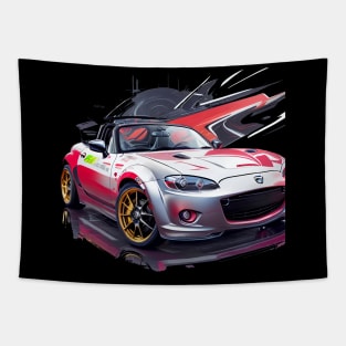 Mazda mx5 cyberpunk tuning jdm Tapestry