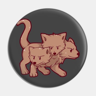 Cerberus Dog Pin