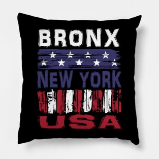 Bronx New York USA T-Shirt Pillow