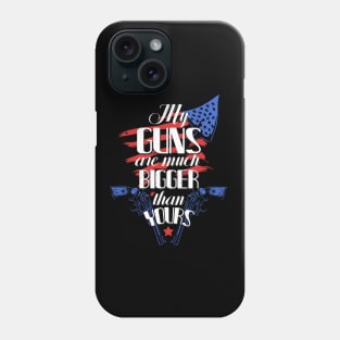 Gun Owner Gun Lover Pistols USA Flag Guns Phone Case