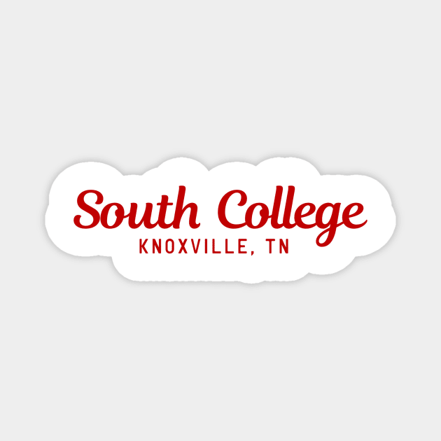 South College Knoxville Magnet by sycamoreapparel