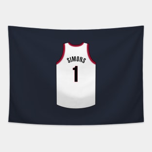 Anfernee Simons Portland Jersey Qiangy Tapestry