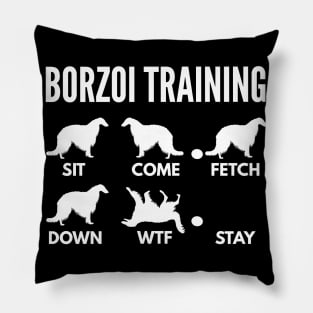 Borzoi Training Borzoi Dog Tricks Pillow