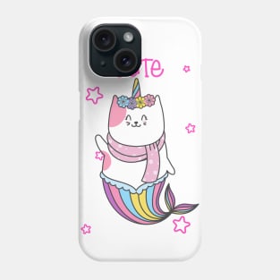 cat unicorn mermaid Phone Case