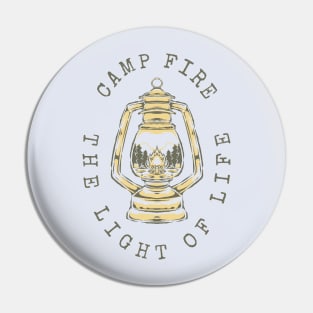 Camp Fire Pin