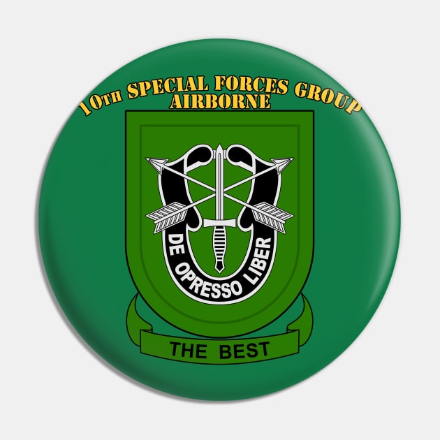 10th Special Forces Group Pin by MBK