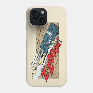 zzooom car comic panel Phone Case