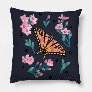 Western Swallowtail Tiger Butterfly Pillow