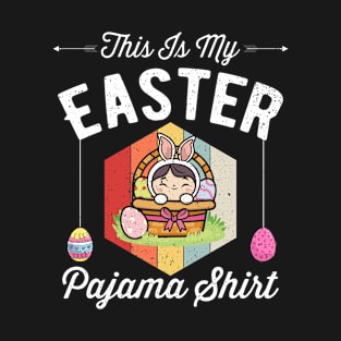 This Is My Easter Pajama Shirt Funny Easter Day T-Shirt