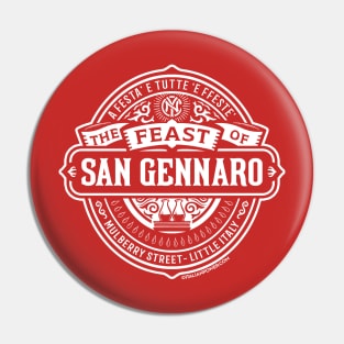 San Gennaro NYC Logo Pin