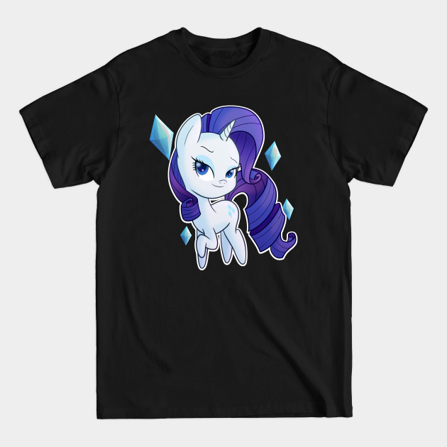 Disover Chibi Rarity - My Little Pony Friendship Is Magic Char - T-Shirt